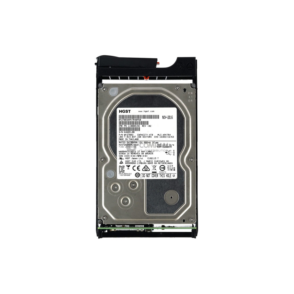 005051842 EMC HDD 3TB 7.2K SAS 6G 3.5" LFF